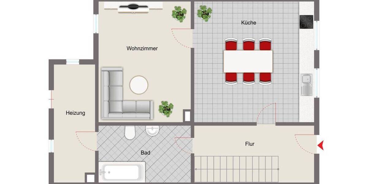 Doppelhaushälfte Landau - 5 Zimmer, 130 m&sup2;, 285.000&euro; | Angebot:26105718