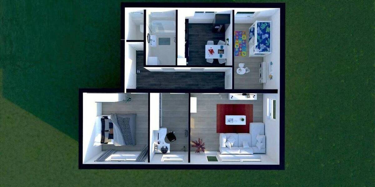 Etagenwohnung Elchingen Unterelchingen - 4 Zimmer, 80 m&sup2;, 1.060&euro; | Angebot:26858285