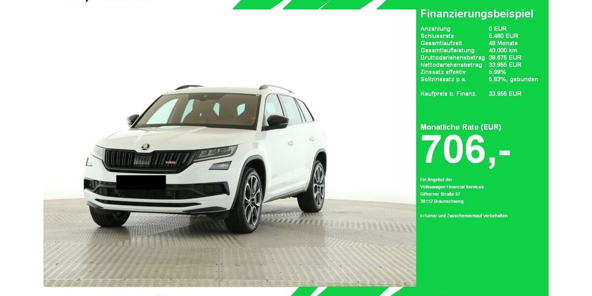 Skoda Kodiaq 65.689 km 33.955 &euro; Oelde (Stromberg) 59302