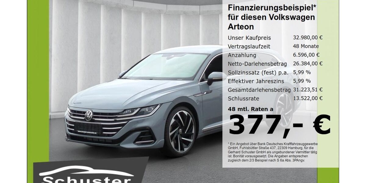 VW Arteon 37.496 km 32.980 &euro; Ruhstorf 94099