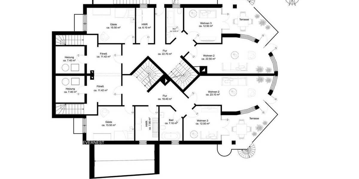 Doppelhaushälfte Woltersdorf - 7 Zimmer, 268 m&sup2;, 895.000&euro; | Angebot:26391647