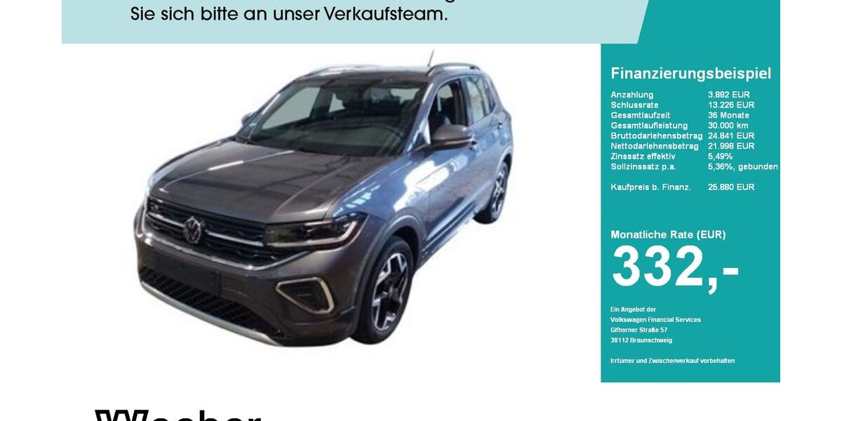 VW T-Cross 3.300 km 25.879 &euro; Herrenberg 71083