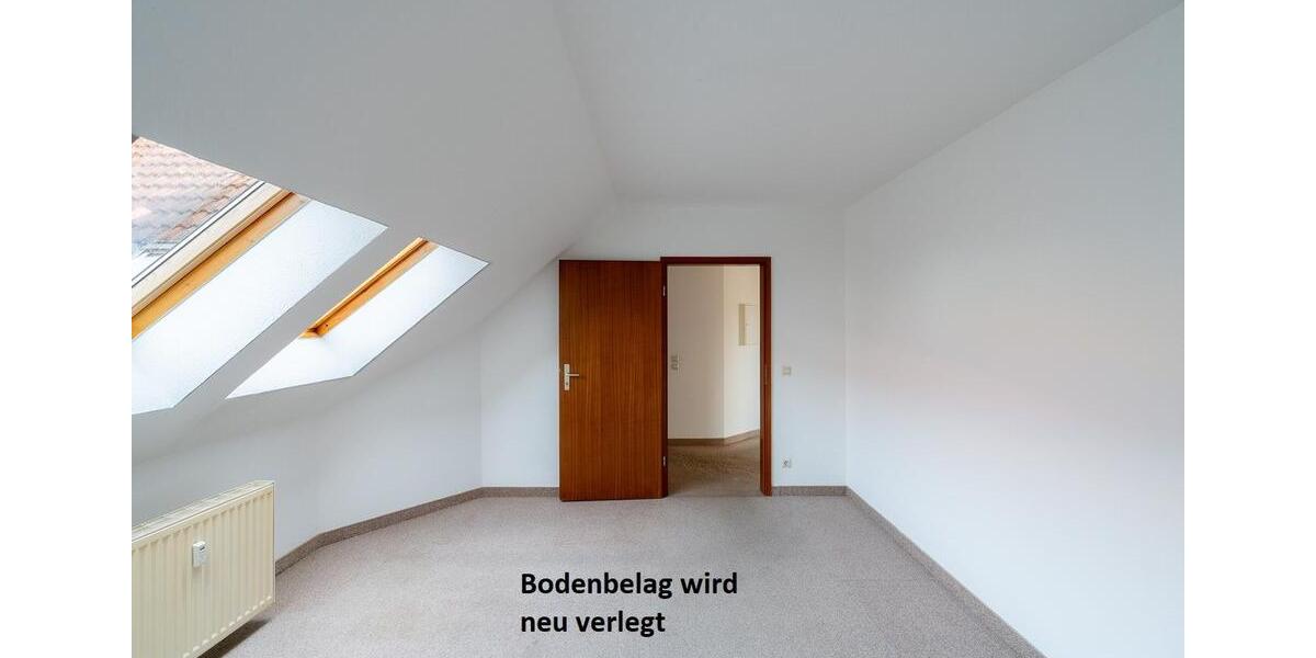 Moderne Dachgeschosswohnung mit sonnigem Westbalkon in zentraler Lage von Pulsnitz 4 zimmer