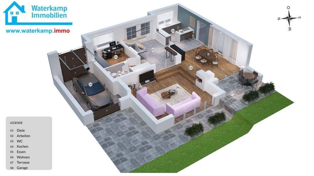 Einfamilienhaus Altenberge - 6 Zimmer, 180 m&sup2;, 439.997&euro; | Angebot:25726205