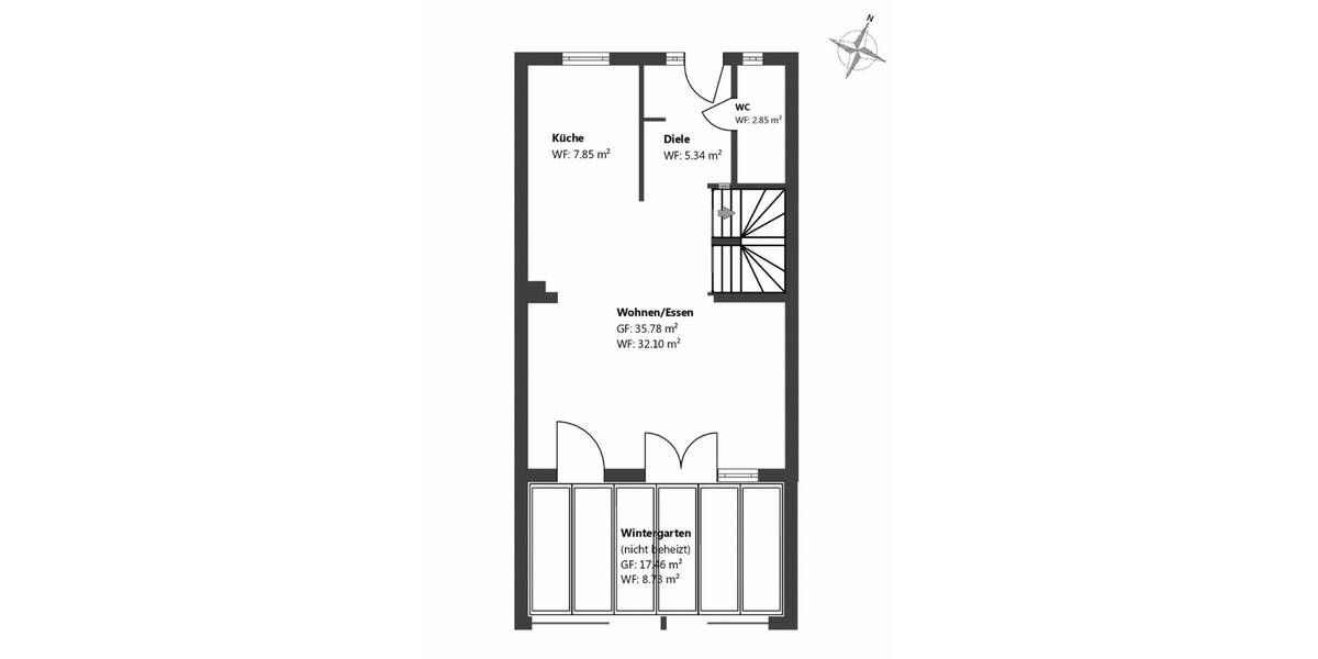 Reihenmittelhaus Kirchheim Heimstetten - 3 Zimmer, 107 m&sup2;, 795.000&euro; | Angebot:26330152
