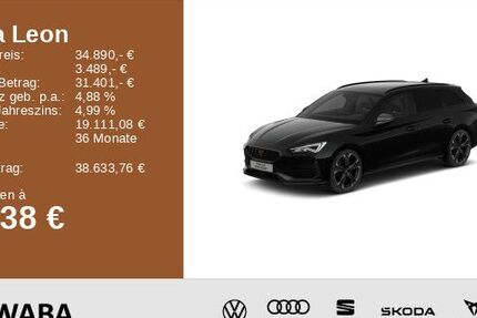 Cupra Leon 32.400 km 34.890 &euro; Gersthofen 86368