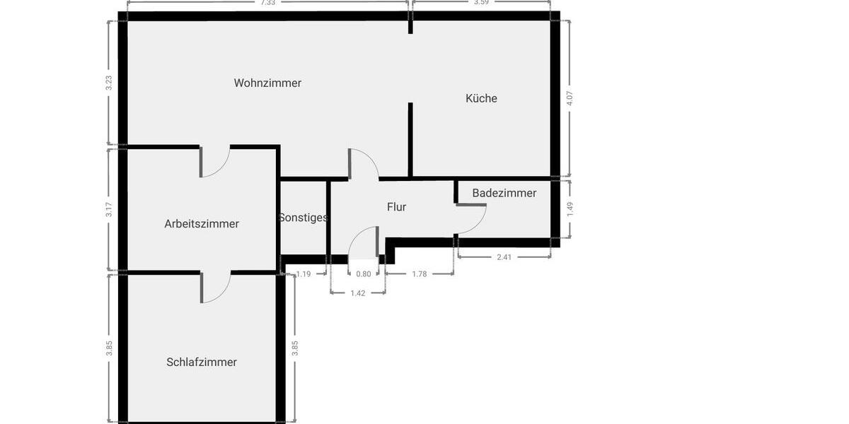 Dachgeschoßwohnung Enger - 3 Zimmer, 80 m&sup2;, 630&euro; | Angebot:26302927