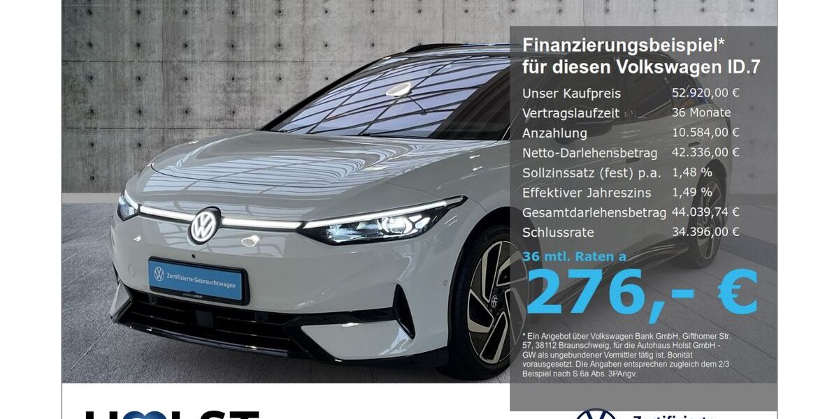 VW ID.7 14.492 km 52.920 &euro; Scheeßel 27383