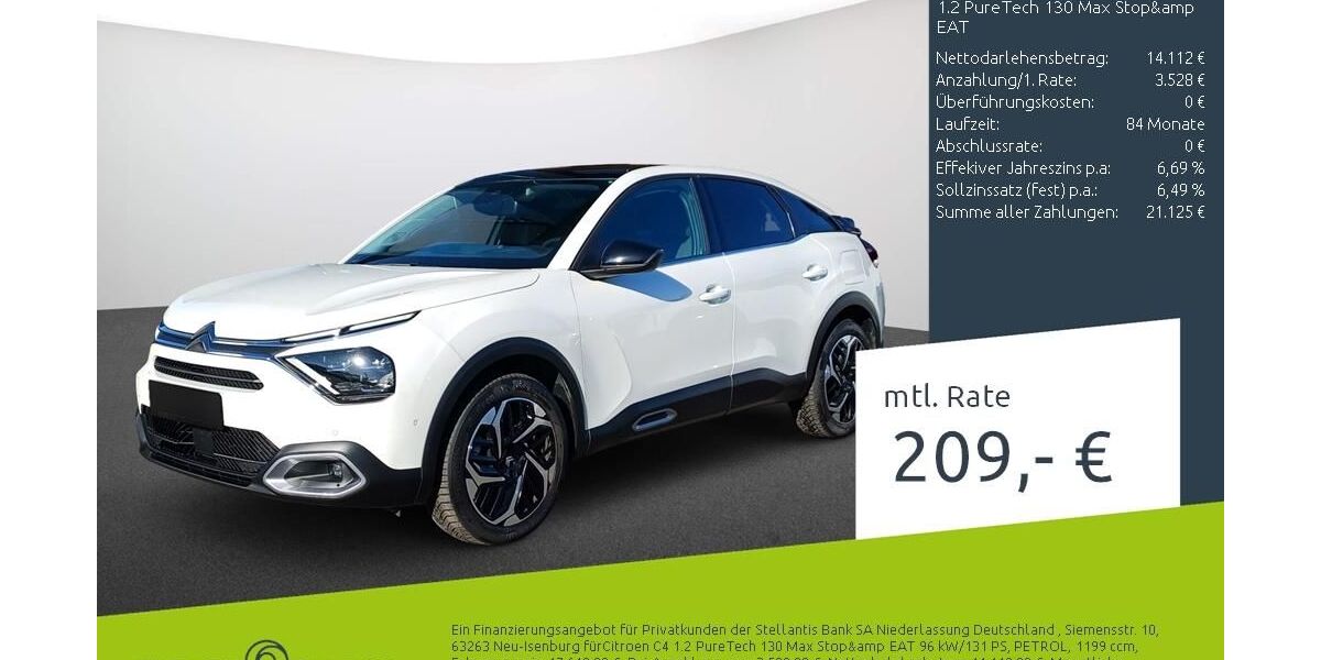 Citroen C4 56.724 km 17.640 &euro; Dülmen 48249