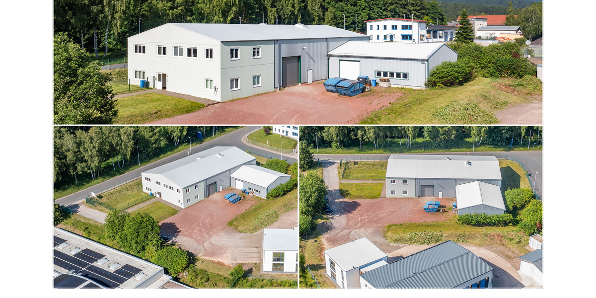 Moderne Gewerbeimmobilie mit klimatisierter Halle und Einliegerwohnung - Gewerbeobjekt Zella-Mehlis Mehlis | Angebot:24793449