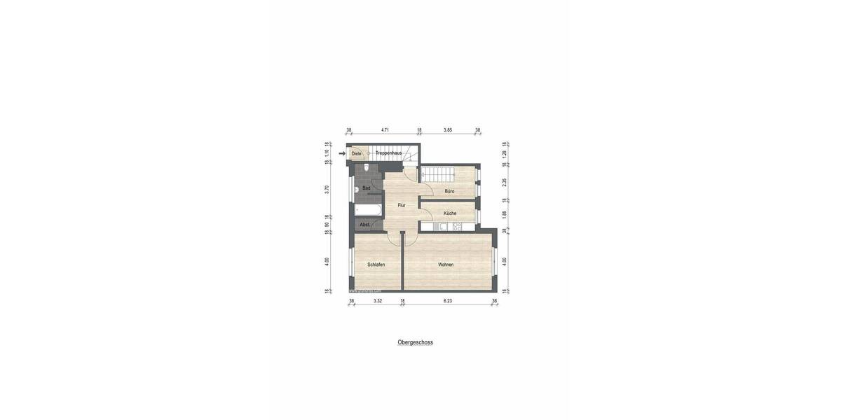 Etagenwohnung Aurich Innenstadt - 3 Zimmer, 80 m&sup2;, 169.500&euro; | Angebot:26450141