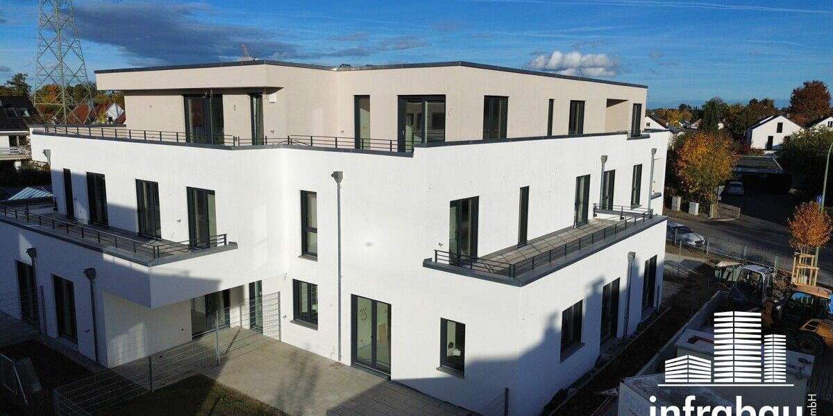 Große geräumige Erdgeschoss Wohnung mit Garten und Terrasse in Leitershofen! Neubau unter 6.500 €m² 3 zimmer