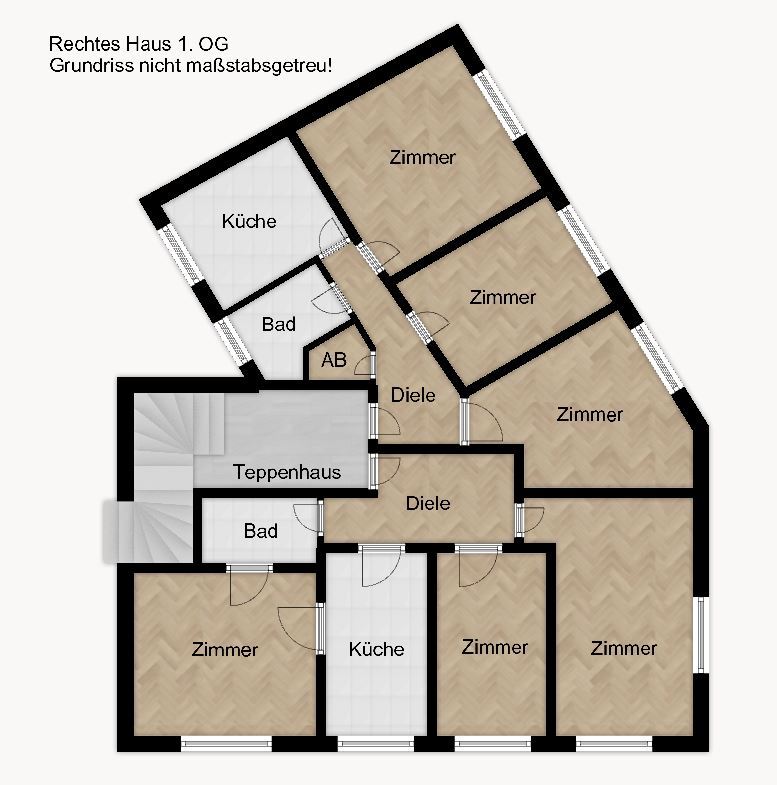 Mehrfamilienhaus in traumhafter Lage im Herzen von Münster mit stilvollem Ambiente! 26 zimmer