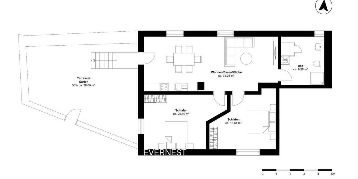 Etagenwohnung Malente Bad Malente-Gremsmühlen - 3 Zimmer, 115 m&sup2;, 459.900&euro; | Angebot:25777847