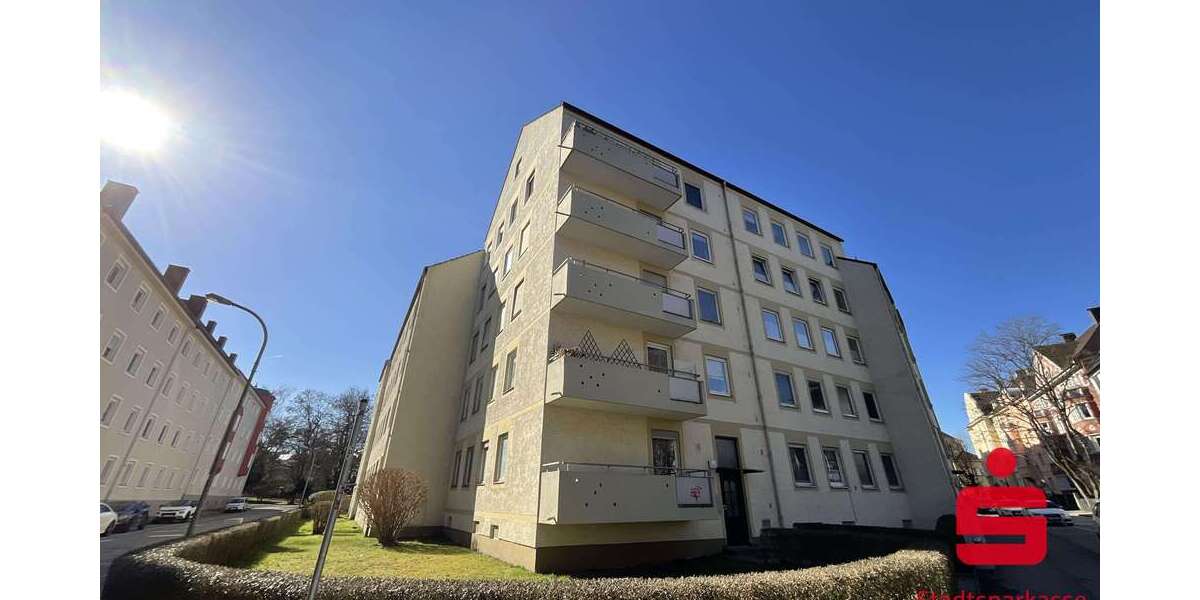Etagenwohnung Augsburg Innenstadt - 2 Zimmer, 48 m&sup2;, 95.000&euro; | Angebot:26431924