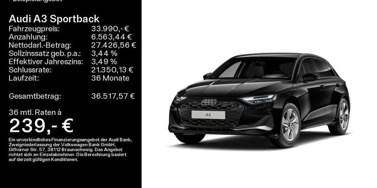 Audi A3 23.365 km 33.990 &euro; Schweinfurt 97424