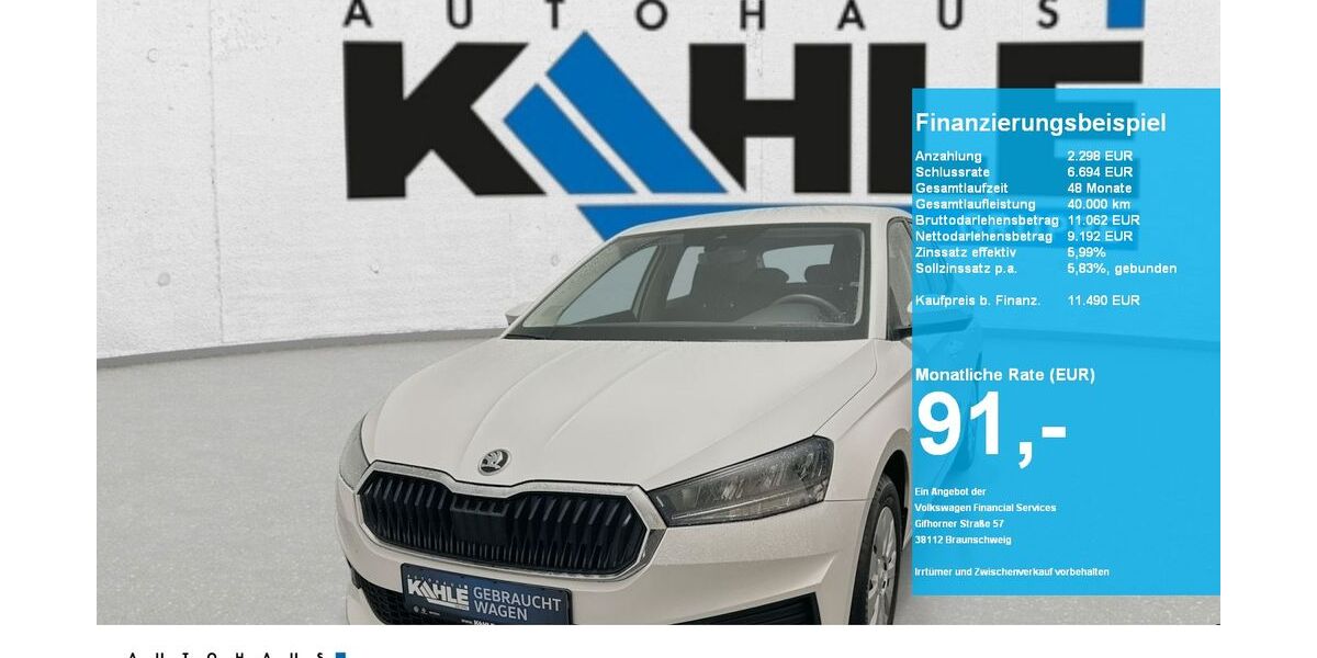 Skoda Fabia 50.101 km 11.490 &euro; Nienburg 31582