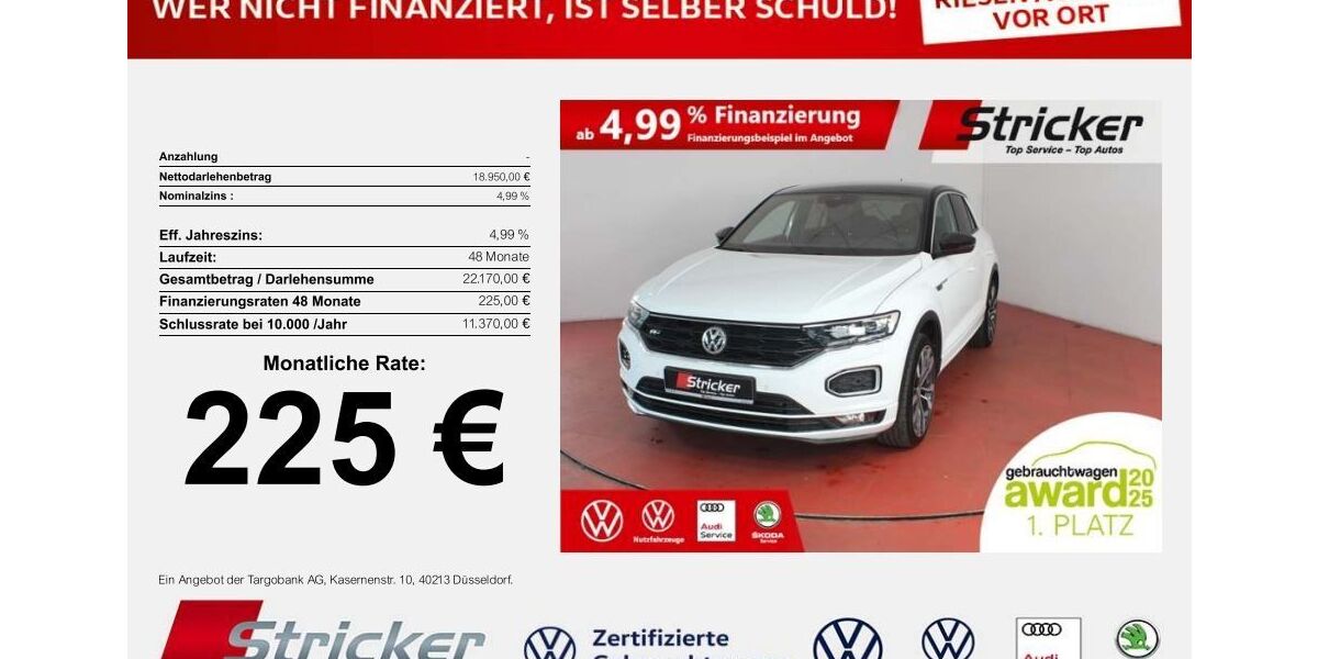 VW T-Roc 90.048 km 18.949 &euro; Horn-Bad Meinberg 32805