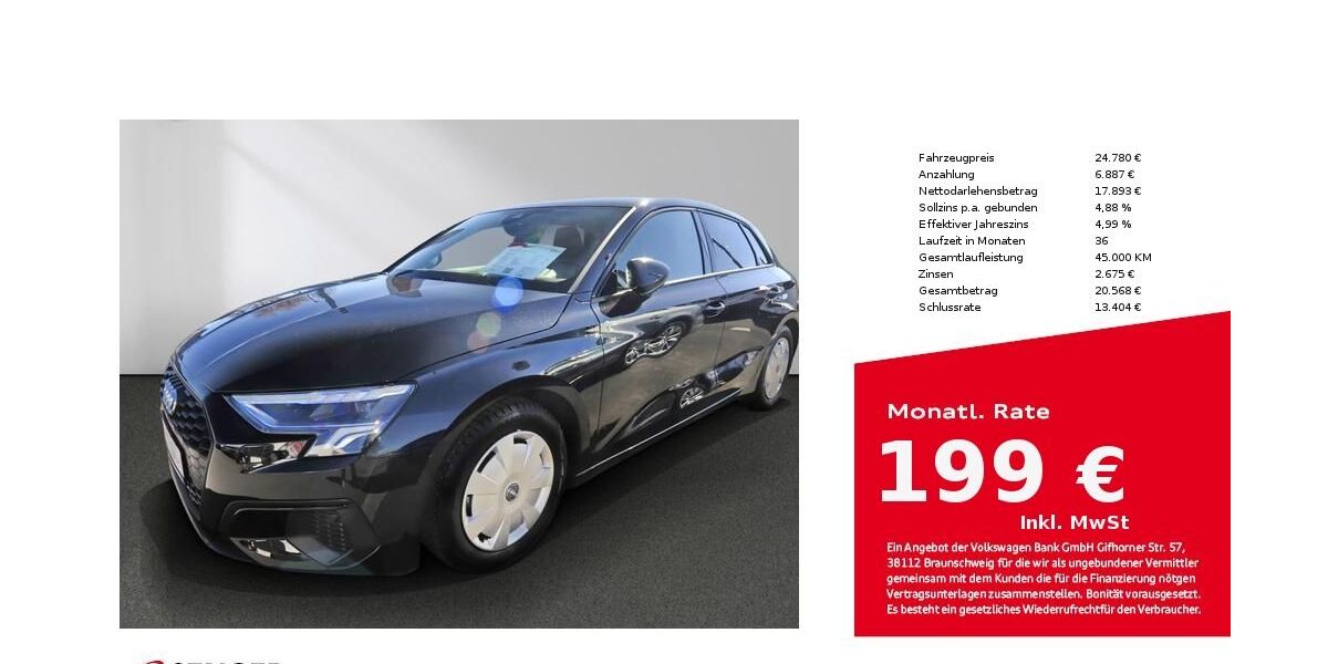 Audi A3 32.100 km 24.780 &euro; Lübeck 23556