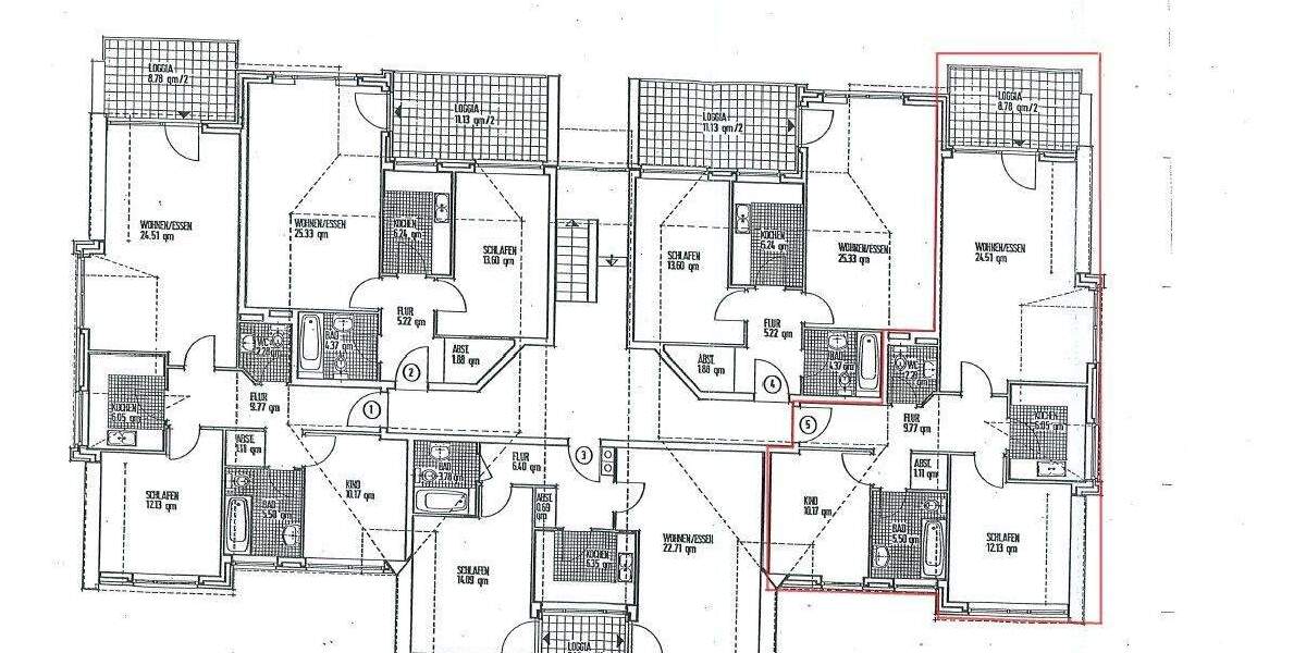 Etagenwohnung Stuhr Brinkum - 3 Zimmer, 73 m&sup2;, 219.000&euro; | Angebot:25685427