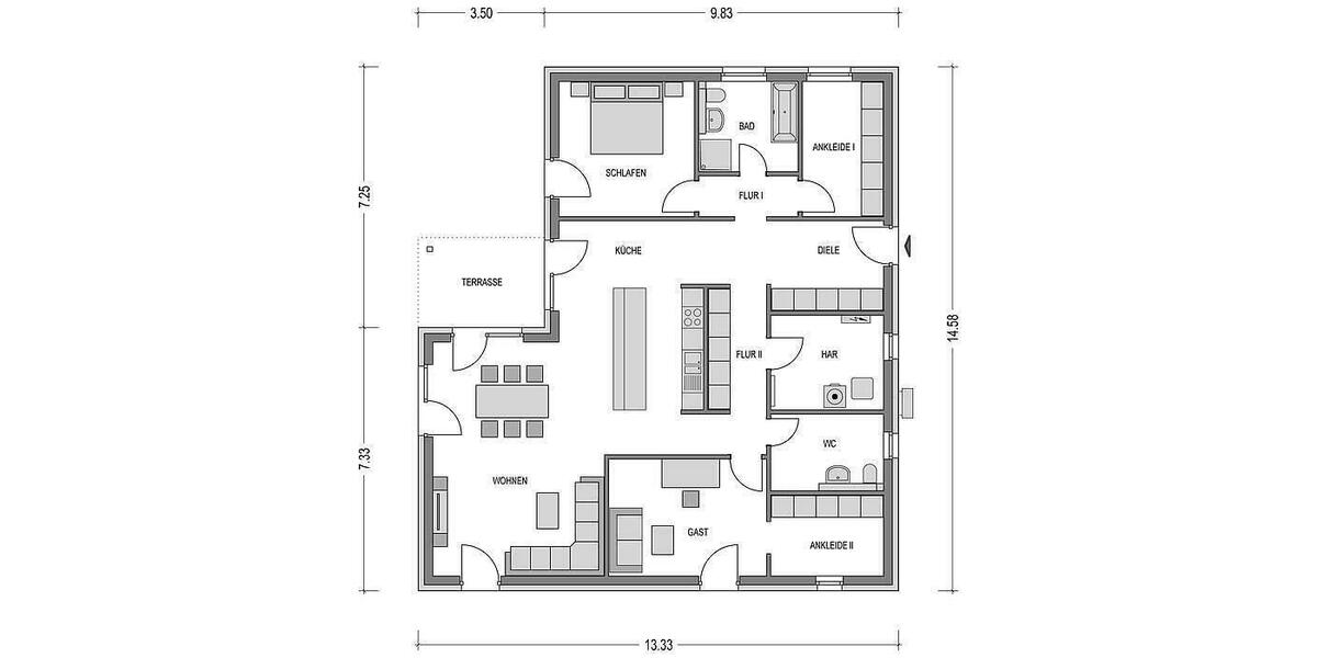 Einfamilienhaus Suhlendorf - 4 Zimmer, 149 m&sup2;, 270.000&euro; | Angebot:8950976
