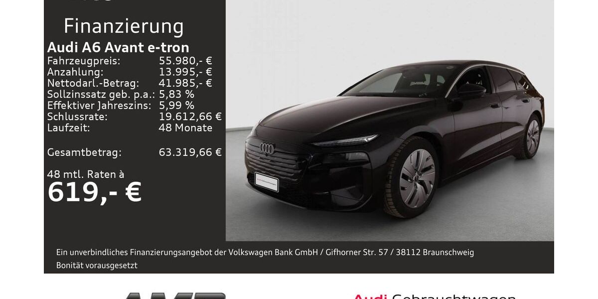 Audi A6 e-tron 14.390 km 55.980 &euro; Borna 04552