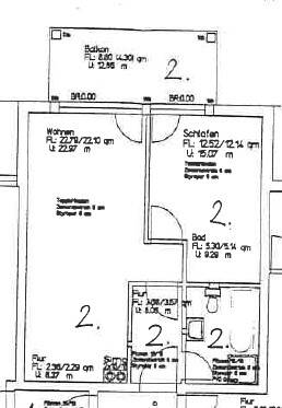 Etagenwohnung Breitenbrunn - 2 Zimmer, 47 m&sup2;, 45.000&euro; | Angebot:26344896