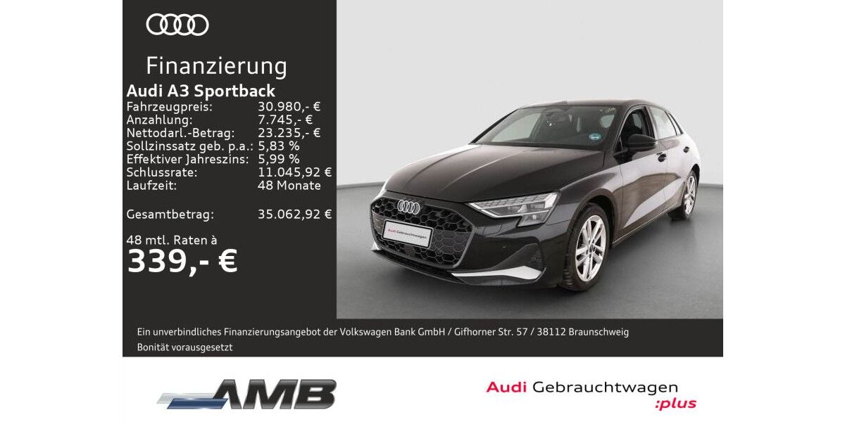 Audi A3 28.810 km 30.980 &euro; Borna 04552