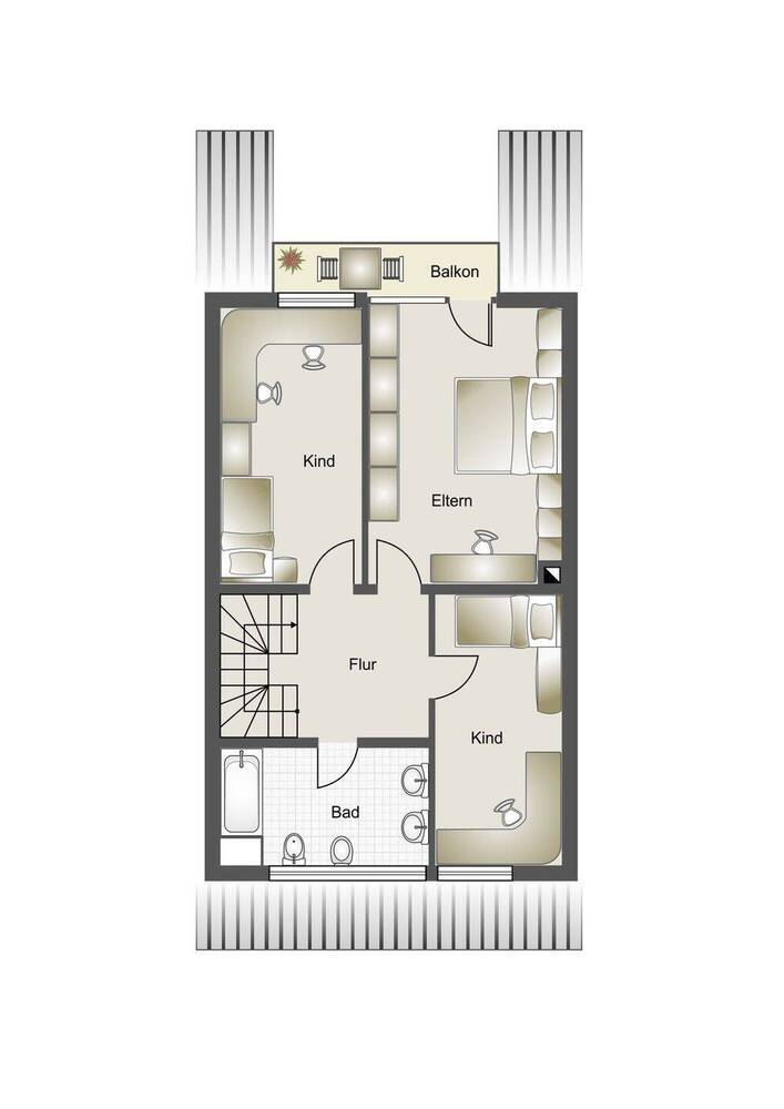 Familienfreundliches Reihenendhaus: 4 SchlafZimmer, Garten, Garage mit viel Platz & Potenzial