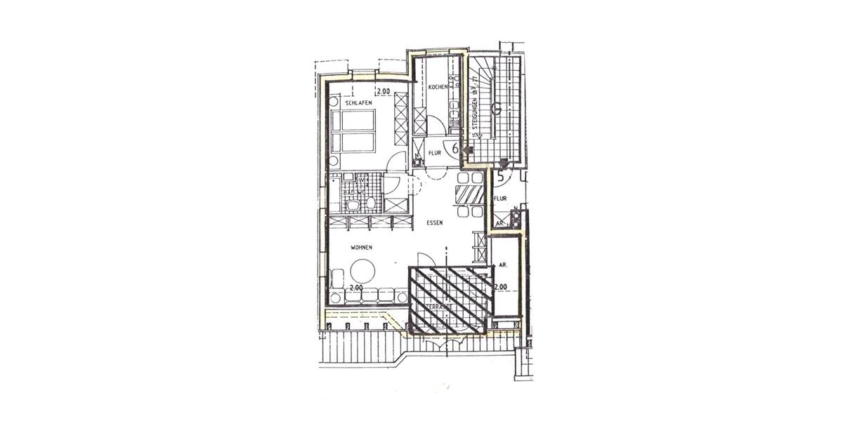 Dachgeschoßwohnung Lichtenfels - 2.5 Zimmer, 73 m&sup2;, 639&euro; | Angebot:26313107