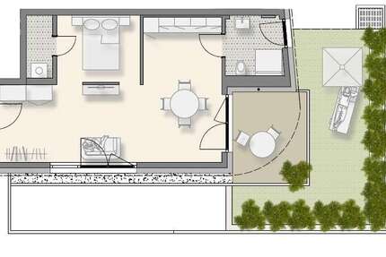 Wohnung Weinsberg - 1 Zimmer, 54 m&sup2;, 311.500&euro; | Angebot:26307887