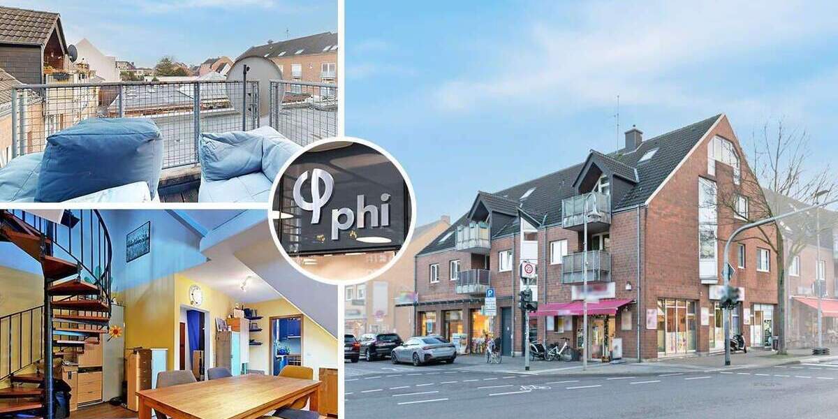 PHI KÖLN - Charmante Maisonette mit Tiefgarage und Balkon in zentraler Lage von Pulheim! 2 zimmer