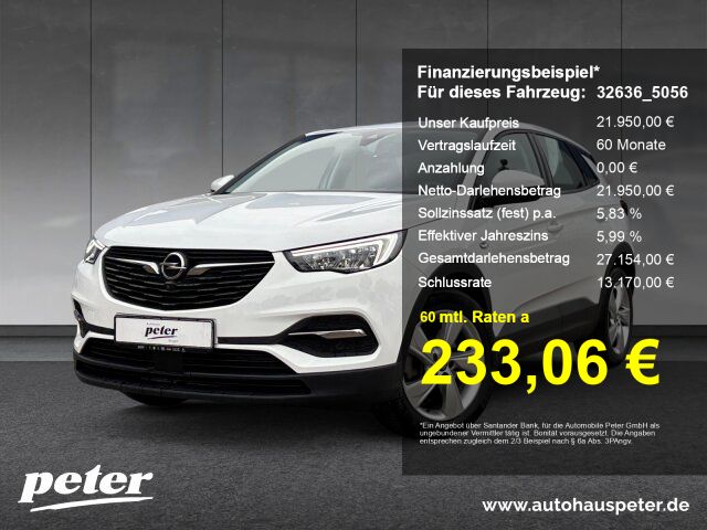 Opel Grandland (X) 44.500 km 21.950 € Mühlhausen 99974