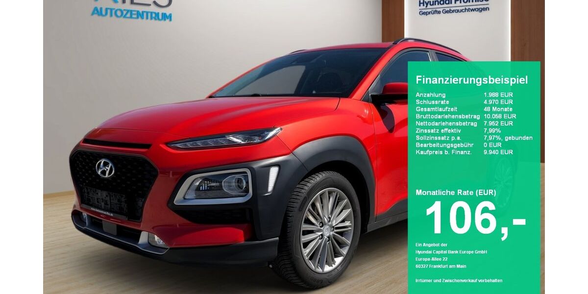 Hyundai KONA 128.650 km 9.940 &euro; Bad Soden-Salmünster 63628