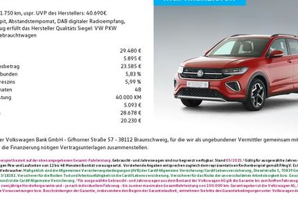 VW T-Cross 11.750 km 29.480 &euro; Bamberg 96052