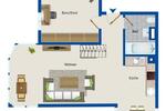 PRIVAT- TOP renovierte 23 Zimmer Wohnung