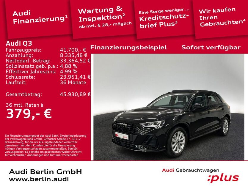 Audi Q3 20.600 km 41.700 € Berlin 10587