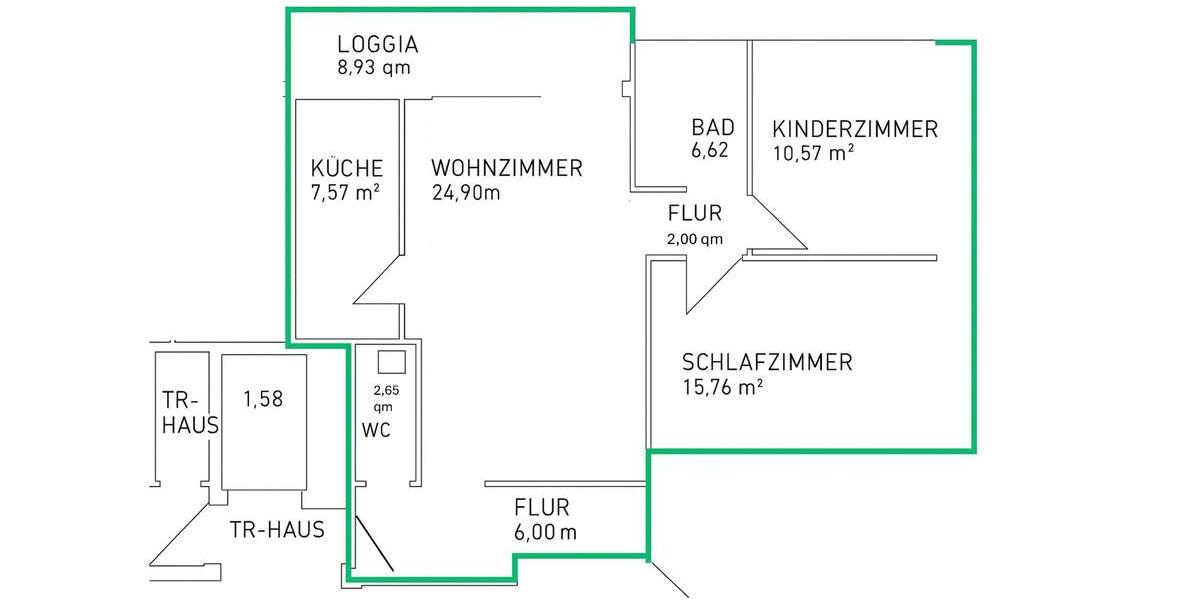 Helle 3-Zimmer Wohnung mit Balkon im 4. OG in Northeim 3 zimmer