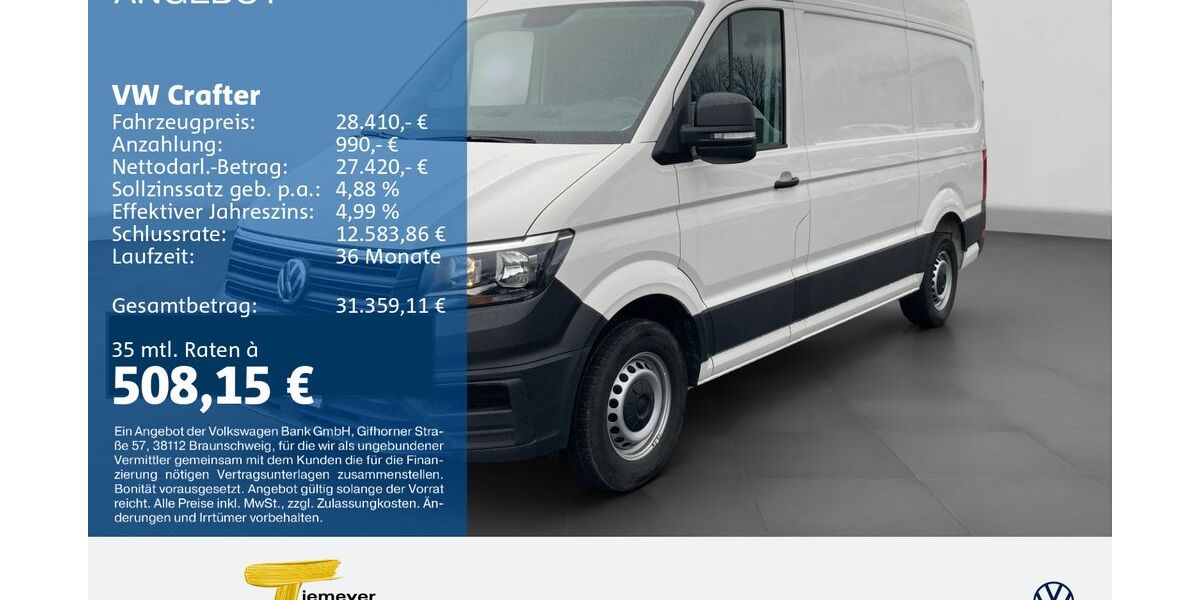 VW Crafter 81.784 km 25.880 &euro; Bochum 44892