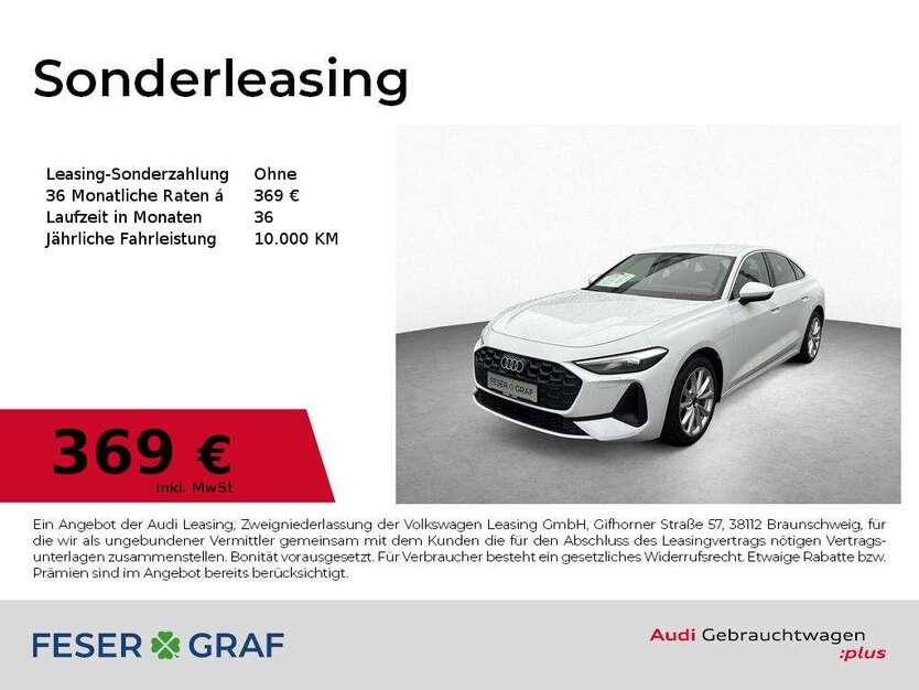 Audi A5 24.750 km 44.890 € Burgoberbach 91595