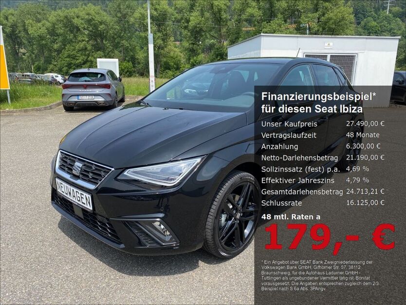 Seat Ibiza 2.000 km 27.490 € Tuttlingen 78532