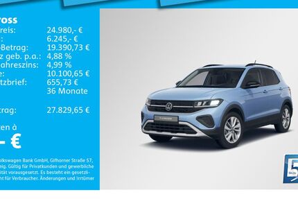 VW T-Cross 7.877 km 24.980 &euro; München 80935