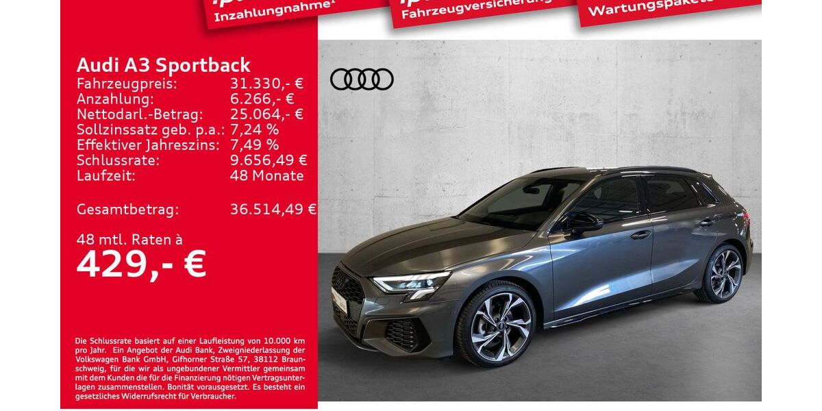 Audi A3 14.133 km 31.330 &euro; Leipzig 04129