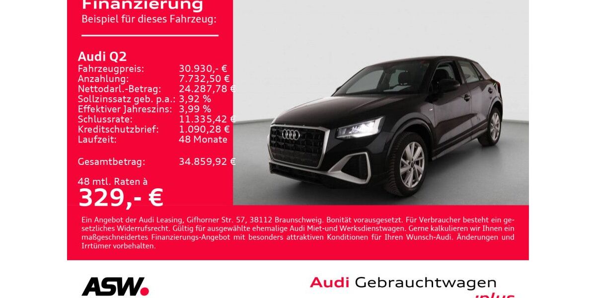 Audi Q2 27.500 km 30.930 &euro; Heilbronn 74074