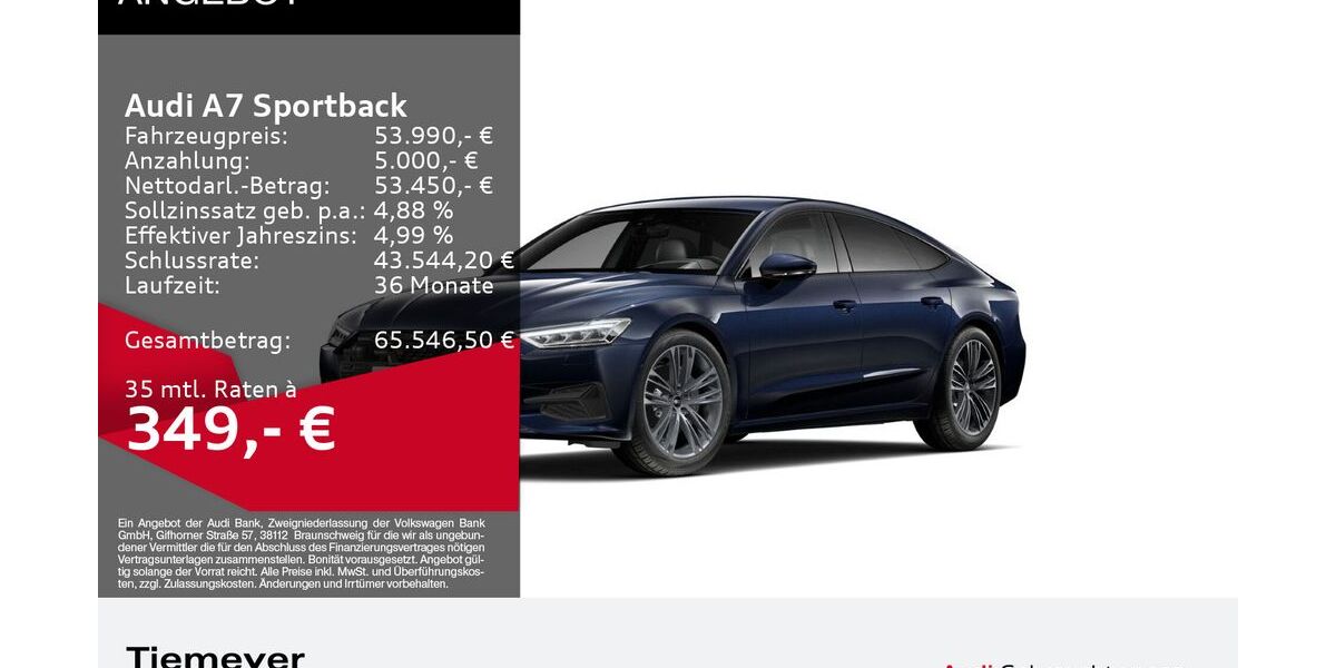 Audi A7 26.348 km 51.440 &euro; Bochum 44809