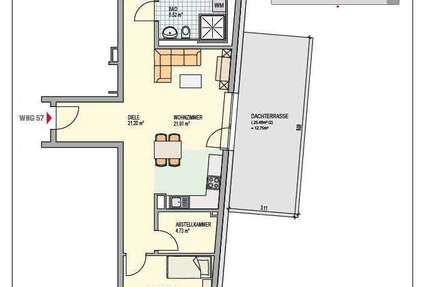 Wohnung zum Mieten in Reutlingen 1.368,38 € 105.26 m² 3 zimmer