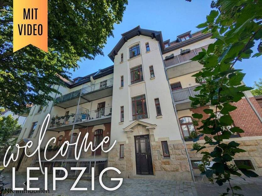 ++ schöne 2-Raum Eigentumswohnung am Völkerschlachtdenkmal - Balkon, Küche, modernes BadeZimmer ++