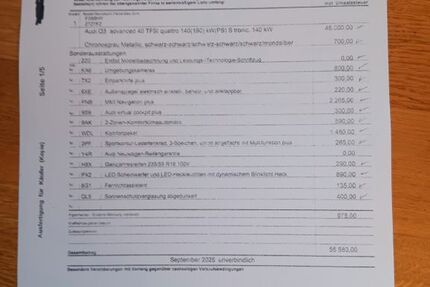 Audi Q3 2.400 km 42.990 &euro; Rosenheim 83026