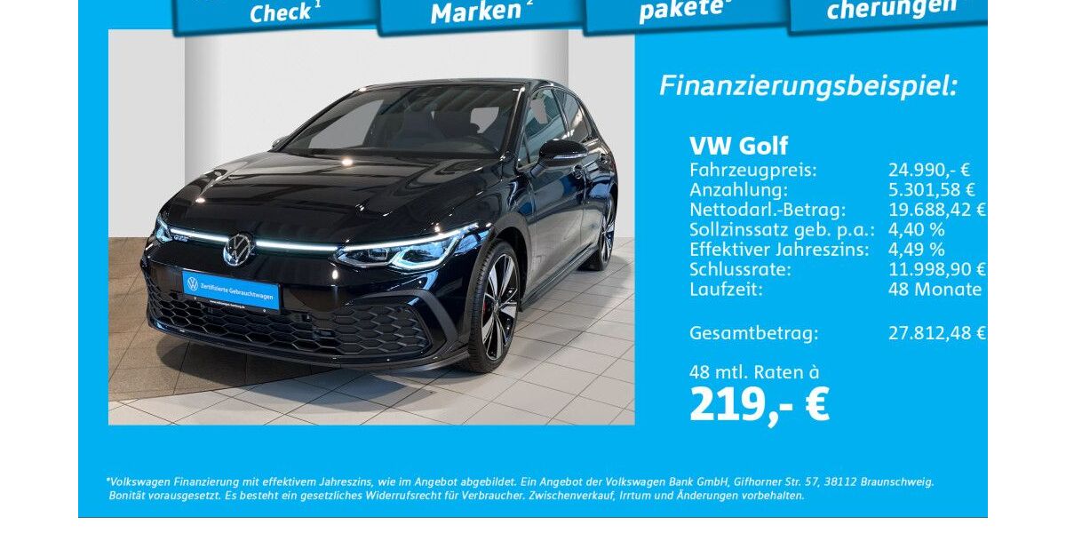 VW Golf 41.837 km 23.990 &euro; Glinde 21509