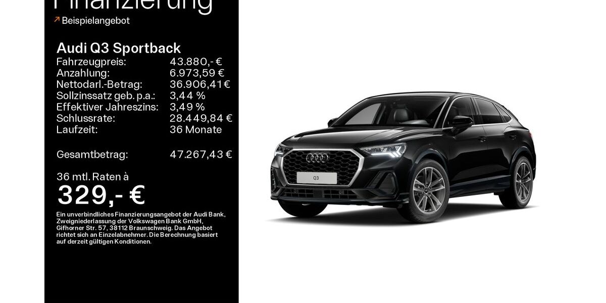 Audi Q3 13.060 km 42.880 &euro; Ebern 96106
